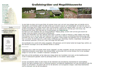 Desktop Screenshot of grosssteingraeber.de