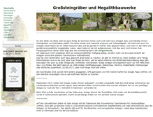 Tablet Screenshot of grosssteingraeber.de